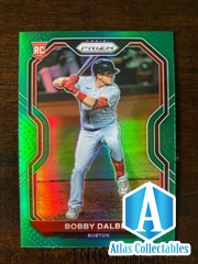 2021 Prizm Green Bobby Dalbec #64 RC Rookie Red Sox